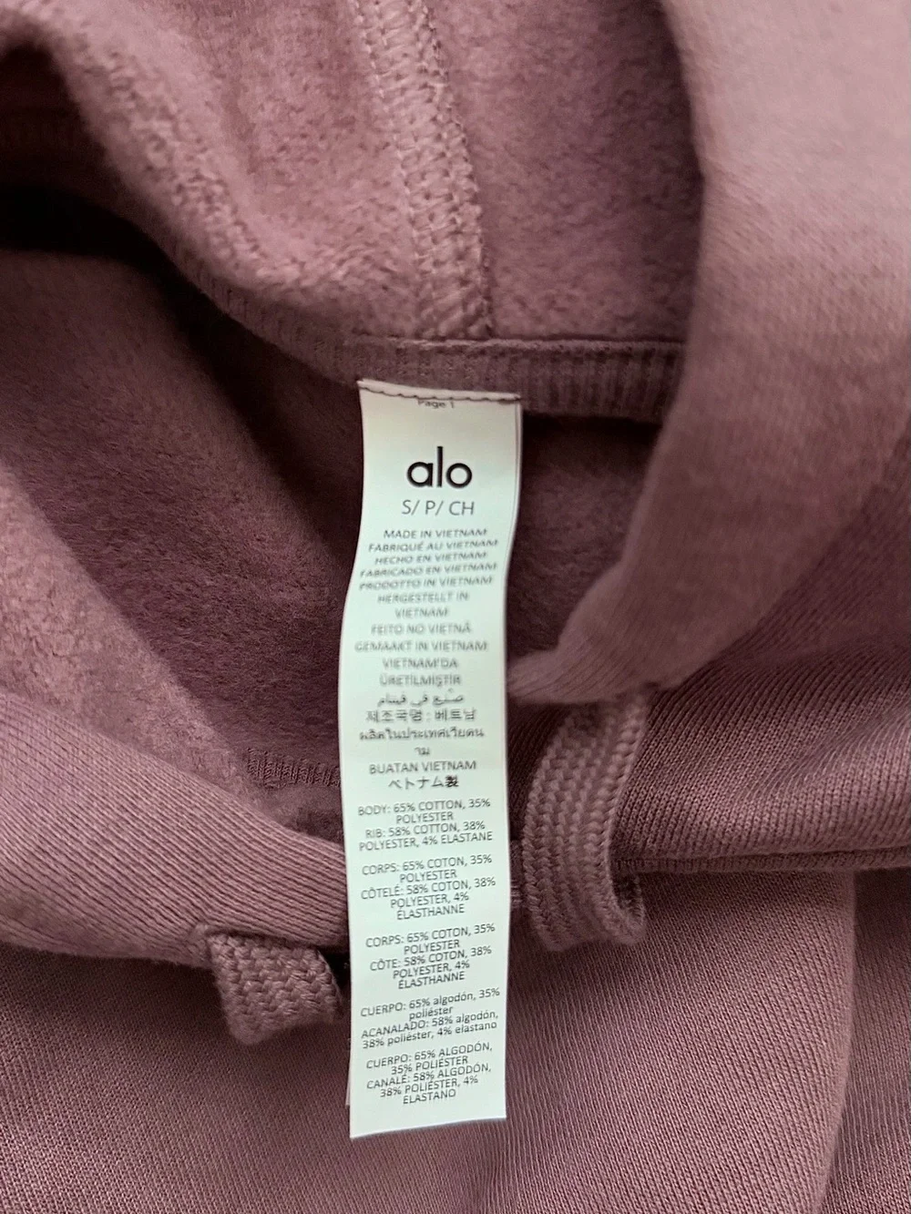 Alo Yoga Accolade Hoodie Smoky Quartz